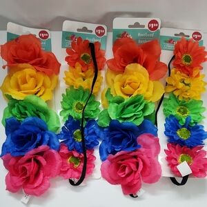 Colorful Floral Headbands